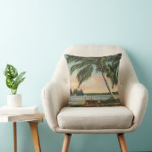 ヴィンテージココナッツパームズトロピカルブリーズサンセット クッション (椅子)