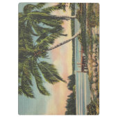 ヴィンテージココナッツパームズトロピカルブリーズサンセット クリップボード (裏面)