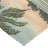 ヴィンテージココナッツパームズトロピカルブリーズサンセット ショートテーブルランナー (コーナー)