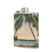 ヴィンテージココナッツパームズトロピカルブリーズサンセット フラスク (左)