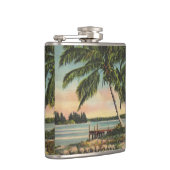 ヴィンテージココナッツパームズトロピカルブリーズサンセット フラスク (右)