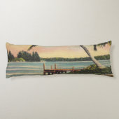 ヴィンテージココナッツパームズトロピカルブリーズサンセット ボディピロー (裏面)