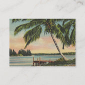 ヴィンテージココナッツパームズトロピカルブリーズサンセット 名刺 (裏面)
