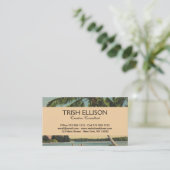 ヴィンテージココナッツパームズトロピカルブリーズサンセット 名刺 (スタンド正面)