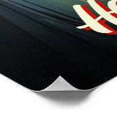 ヴィンテージコスチュームとカクテルハローウィンパーティ ポスター (角)