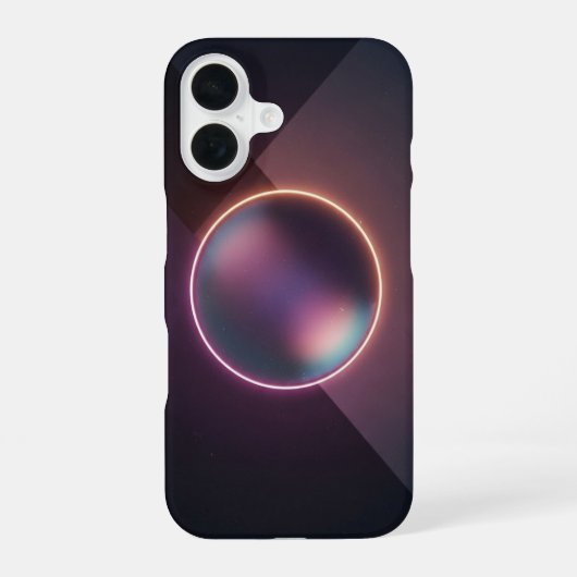 ヴィンテージコズミックオーブ iPhone 16ケース (裏面)