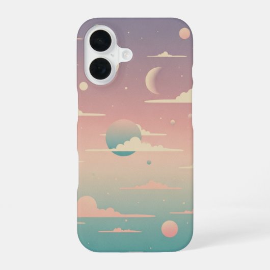 ヴィンテージコズミックスカイ iPhone 16ケース (裏面)