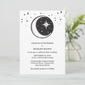 ヴィンテージコズミックスターリーナイトシナ結婚ーズ 招待状 (スタンド正面)