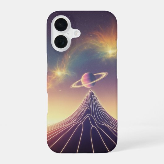 ヴィンテージコズミックリッジ iPhone 16ケース (裏面)