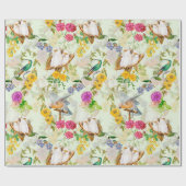ヴィンテージコッカトオジャングル3 ラッピングペーパー (フラット)