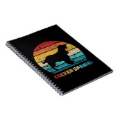 ヴィンテージコッカースパニエル犬 |ギフトコッカースパニエル犬恋人 ノートブック (右側)