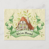 ヴィンテージコテージの住所の変更 案内ポストカード (正面)