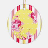 ヴィンテージコテージオーナメント セラミックオーナメント (左)