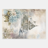 ヴィンテージコテージガーデンエフェメラ ラッピングペーパーシート (正面2)