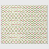 ヴィンテージコテージクリスマスオーナメント包装紙 ラッピングペーパー (フラット)