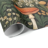 ヴィンテージコテージコアキノコ ラッピングペーパー (ロールコーナー)