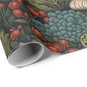 ヴィンテージコテージコアキノコ ラッピングペーパー (ロールコーナー)