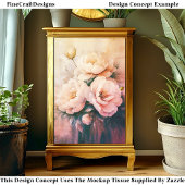 ヴィンテージコテージコアパステルプオニーCT3デクページ 薄葉紙