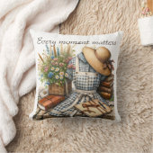 ヴィンテージコテージコアピクニック クッション (ブランケット)