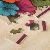 ヴィンテージコテージコアフロッグパズルお洒落ファンタジー ジグソーパズル (側面)