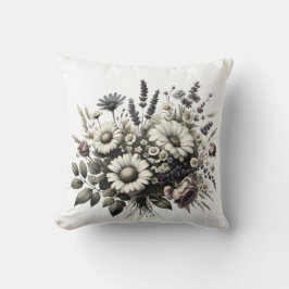 ヴィンテージコテージコア花 クッション