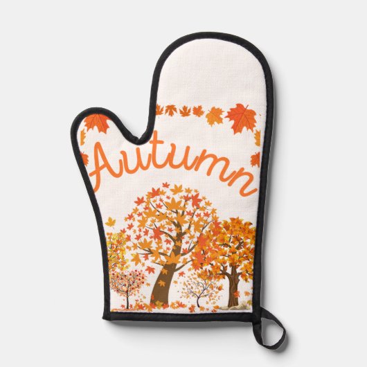 ヴィンテージコテージコア野草秋の緑の自然 鍋つかみ (正面)