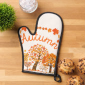 ヴィンテージコテージコア野草秋の緑の自然 鍋つかみ (トップダウン)