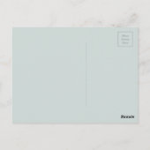 ヴィンテージコテージパンシー花はがきパーソナライズ ポストカード (裏面)