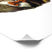 ヴィンテージコテージビクトリアンキュートフロッグカップルアート フォトプリント            (角)