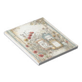 ヴィンテージコテージファームハウス文房具メモ帳 ノートパッド (アングル)