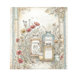 ヴィンテージコテージファームハウス文房具メモ帳 ノートパッド