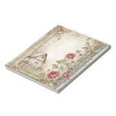 ヴィンテージコテージファームハウス文房具 ノートパッド (回転)