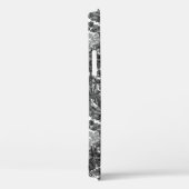 ヴィンテージコテージランドスケープToile-Black & White Case-Mate iPhoneケース (裏面 / 右)