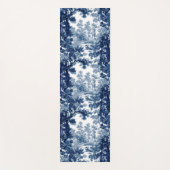 ヴィンテージコテージランドスケープToile-Blue & White ヨガマット (正面)