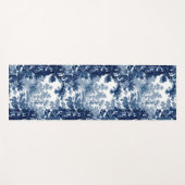 ヴィンテージコテージランドスケープToile-Blue & White ヨガマット (正面(横))