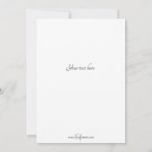 ヴィンテージコテージランドスケープToile-Pink & White サンキューカード (裏面)