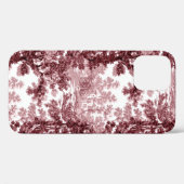 ヴィンテージコテージランドスケープToile-Pink & White Case-Mate iPhoneケース (裏面 (横))