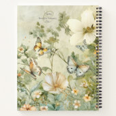 ヴィンテージコテージ山花咲き弾プランナー ノートブック (裏面)