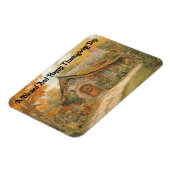 ヴィンテージコテージ感謝祭日フレキシブルマグネット マグネット (左側)