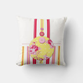 ヴィンテージコテージ枕 クッション (正面)