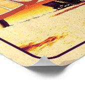 ヴィンテージコナハワイ – レトロ旅行 ポスター (角)