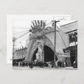 ヴィンテージコニーアイランドエンジェルエントランスオンハガキ ポストカード (正面/裏面)