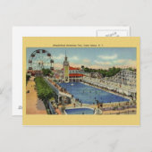 ヴィンテージコニーアイランドニューヨークポストカード ポストカード (正面/裏面)