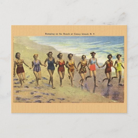 ヴィンテージコニーアイランドハガキ ポストカード (正面)