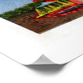 ヴィンテージコニーアイランドパラシュートジャンプ ポスター (角)