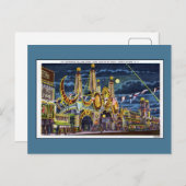 ヴィンテージコニーアイランドルナパークサーフアベニュー ポストカード (正面/裏面)