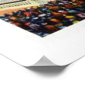 ヴィンテージコニーアイランド花火オンビーチ ポスター (角)