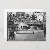 ヴィンテージコニー島写真 ポストカード (正面/裏面)