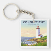 ヴィンテージコネチカット キーホルダー (正面)