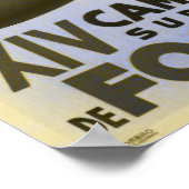 ヴィンテージコパドアメリカサッカープリントのポスター ポスター (角)